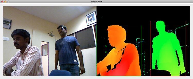 Blob Detection in Kinect