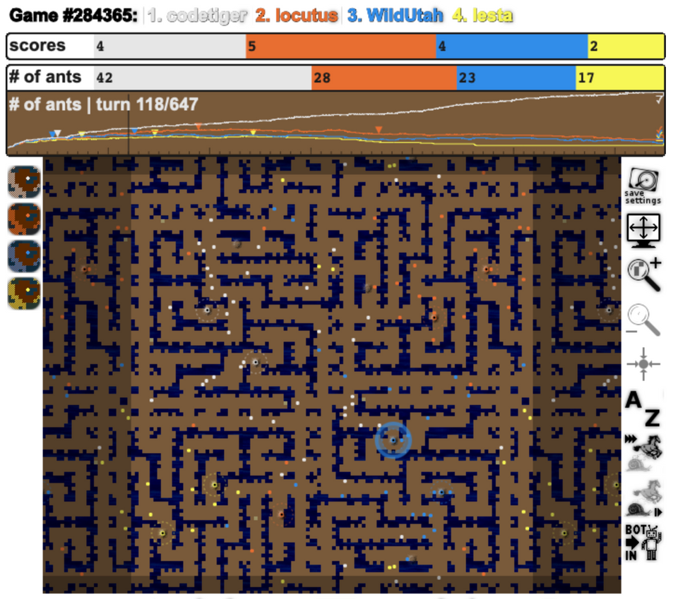 Google AI Challenge Ants 2011 - Post Mortem