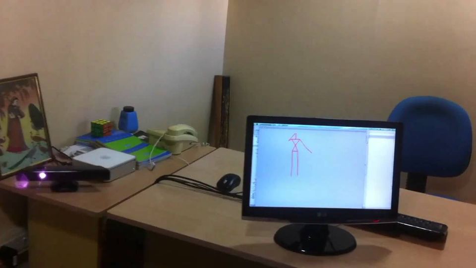 Skeleton tracking on MacOS using Kinect